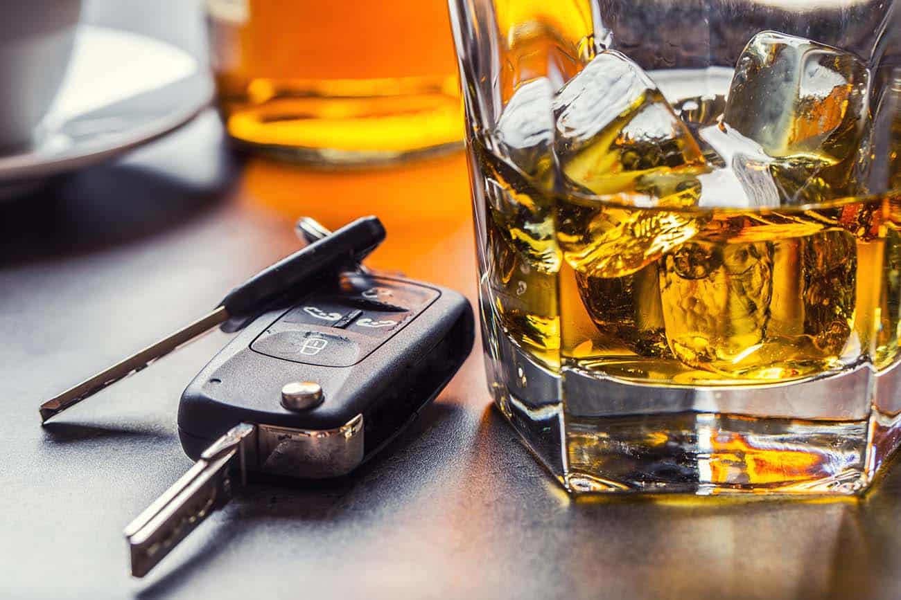 drink with car keys